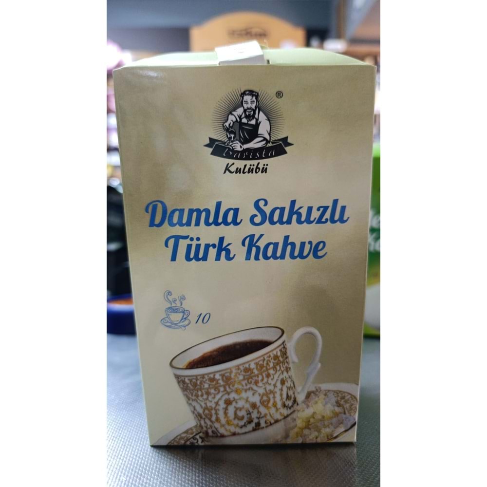 BARİSTA KULÜBÜ DAMLA SAKIZLI TÜRK KAHVESİ 100GR