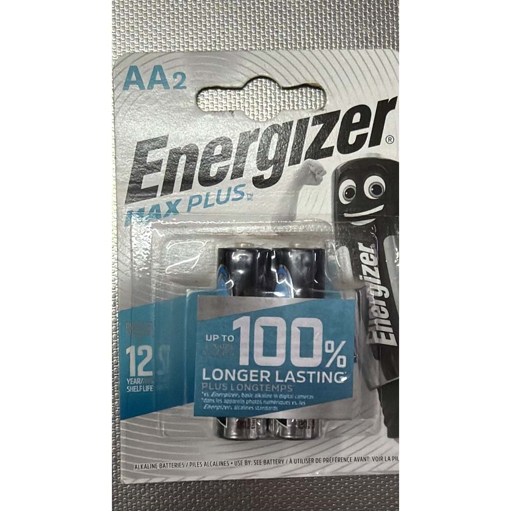 ENERGİZER MAX PLUS LONGER LASTING AA2 2Lİ