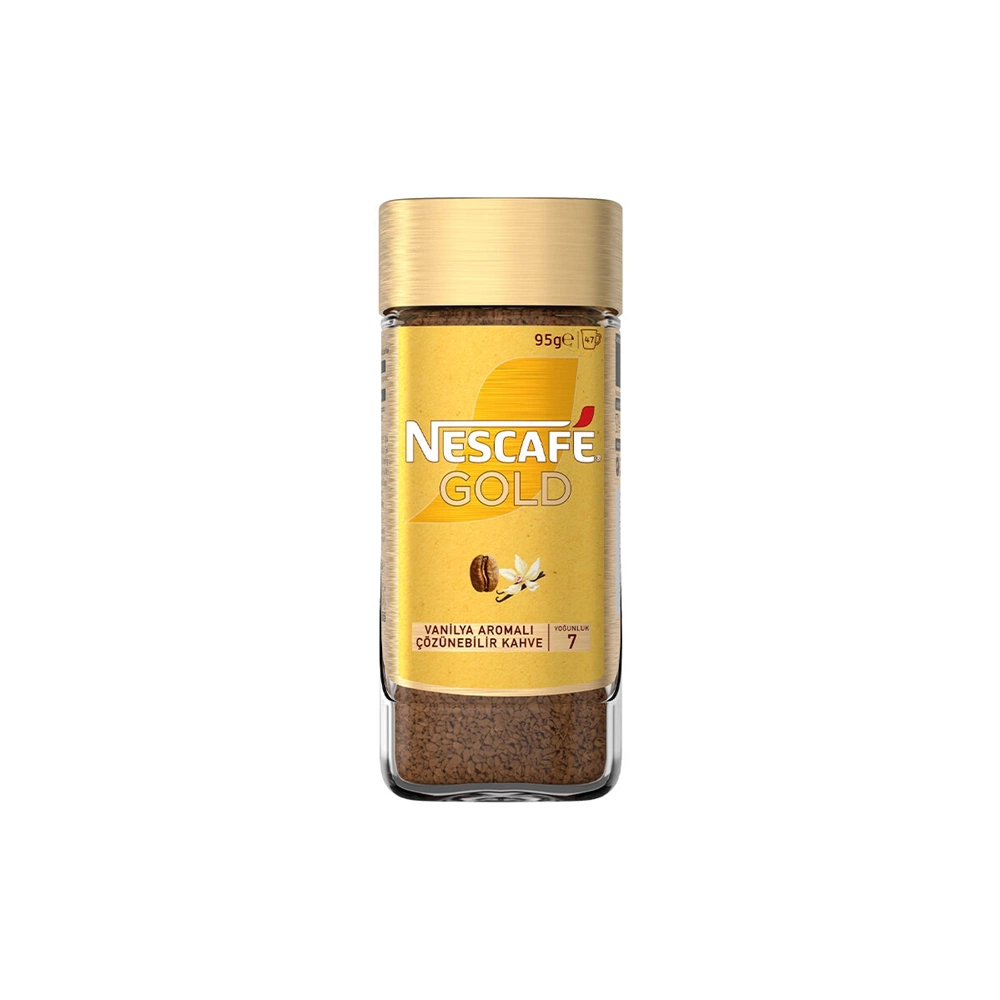 NESCAFE GOLD VANİLYA AROMALI ÇÖZÜNEBİLİR KAHVE 95GR