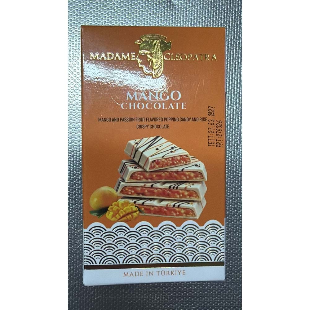 MADAM C.MANGO VE PİRİNÇ PATLAKLI ÇİKOLATA 70GR