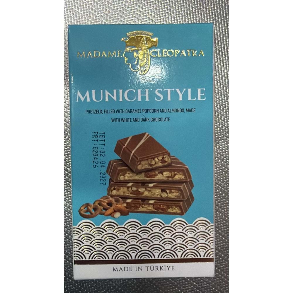 MADAM C.MUNICH STYLE ÇİKOLATA 70GR
