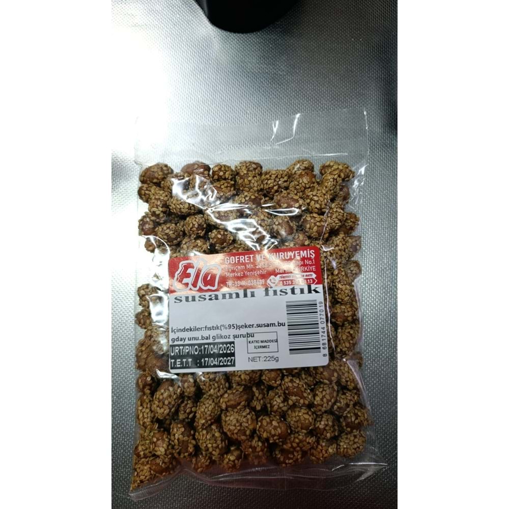 ELA BALLI SUSAMLI FISTIK 225GR
