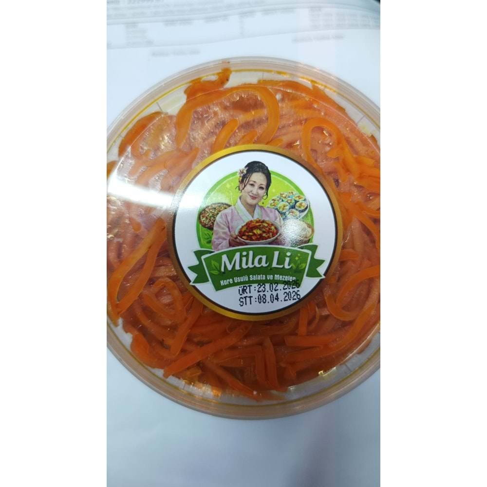 MİLA Lİ KORE USULÜ HAVUÇ SALATASI 500GR