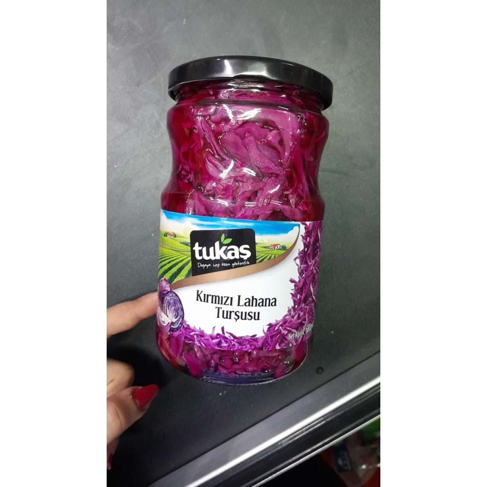 TUKAŞ KIRMIZI LAHANA TURŞUSU 680G