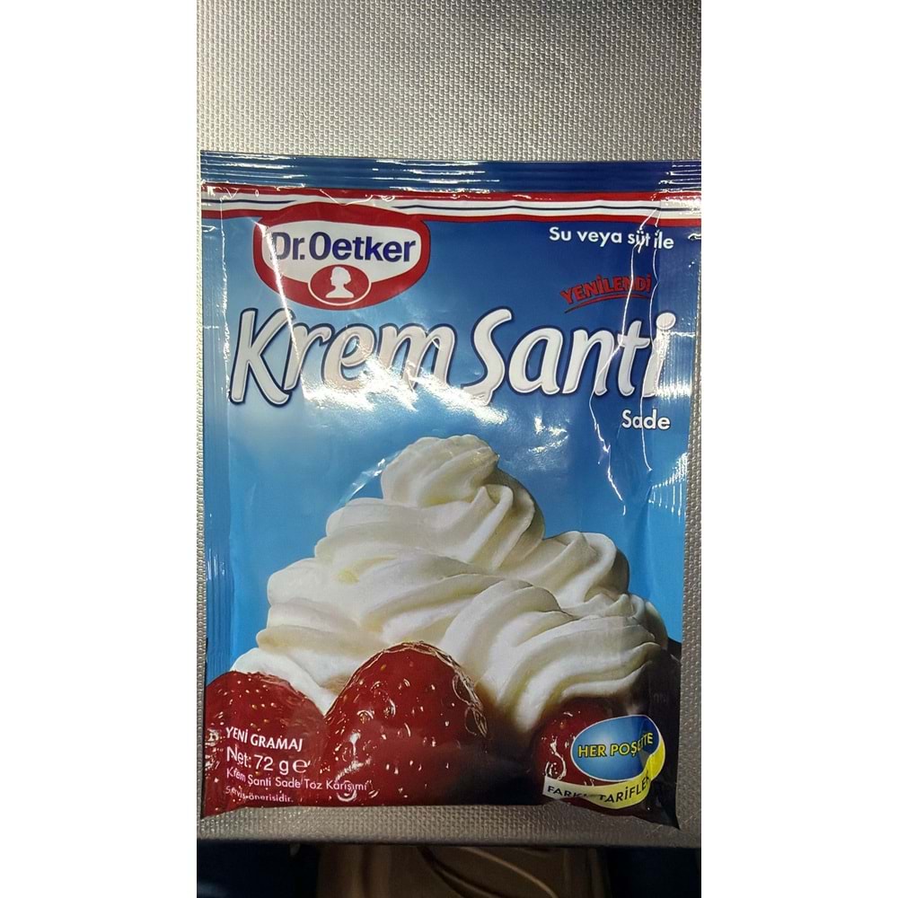 DR.OETKER KREM ŞANTİ SADE 72G