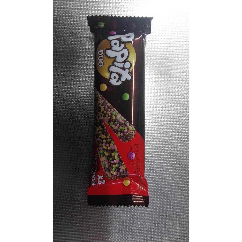 PAPİTA DUO KAKOU KAPLAMALI FINDIKLI KREMALI GOFRET 23G