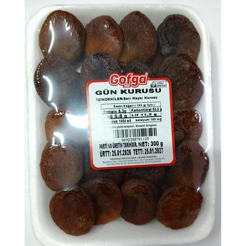 GOFGA GÜN KURUSU 300GR