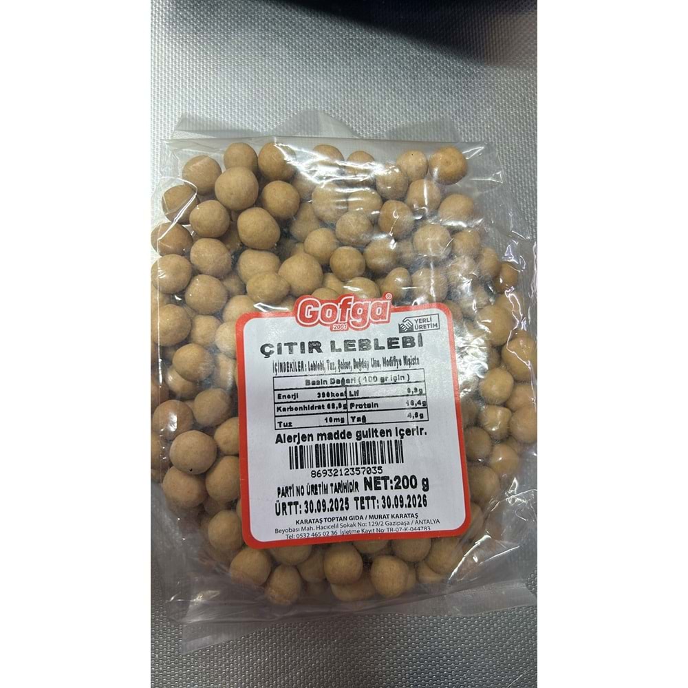 GOFGA ÇITIR LEBLEBİ 200G
