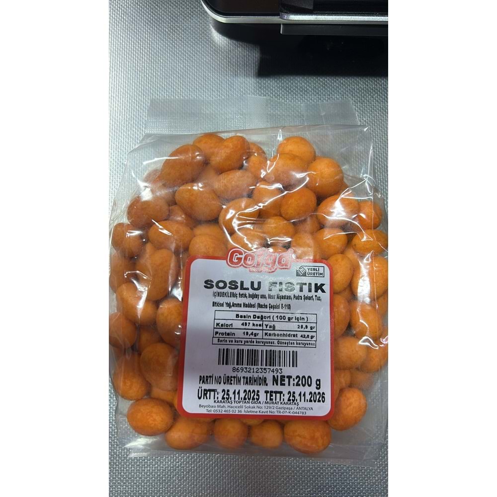 GOFGA SOSLU FISTIK 200G