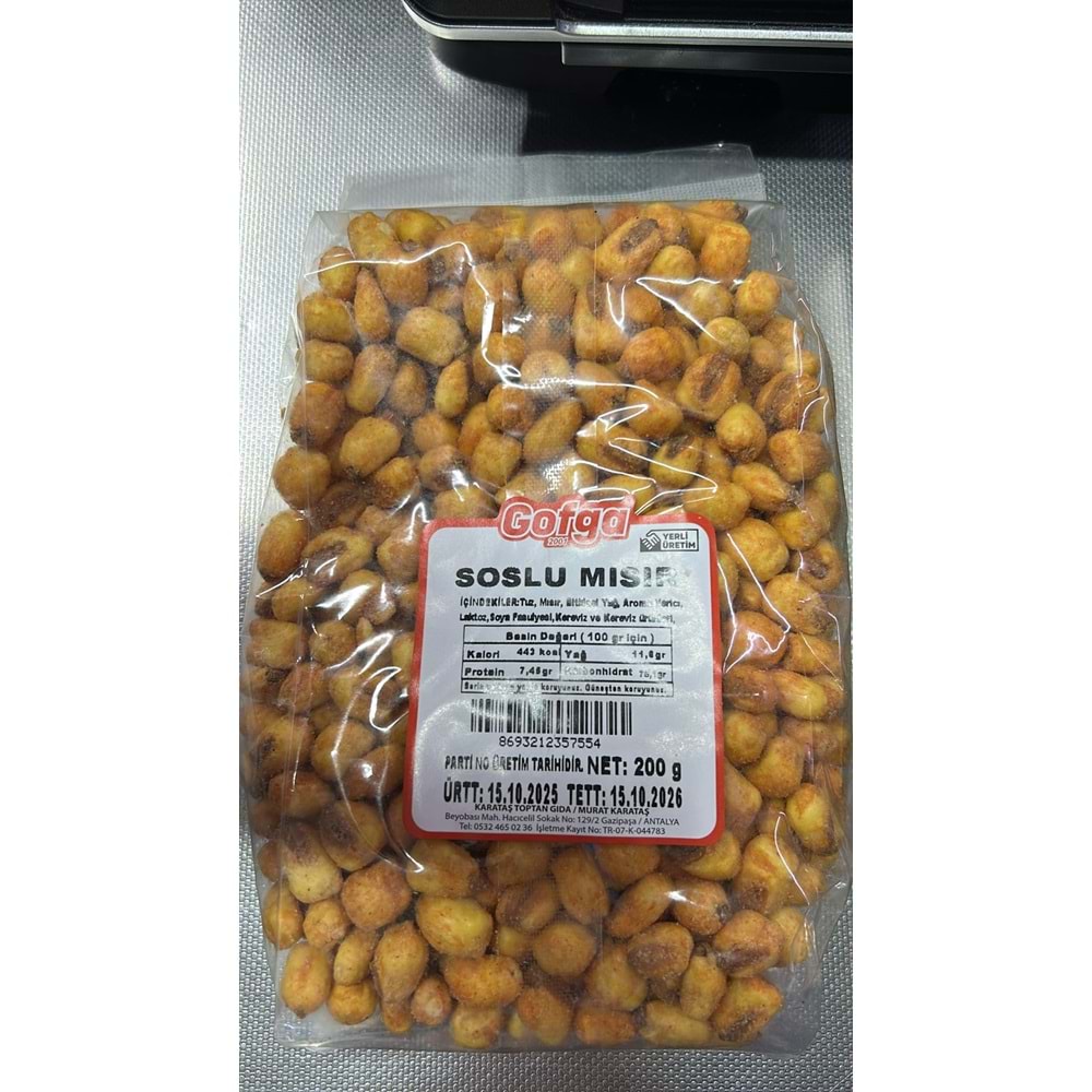 GOFGA SOSLU MISIR 200G