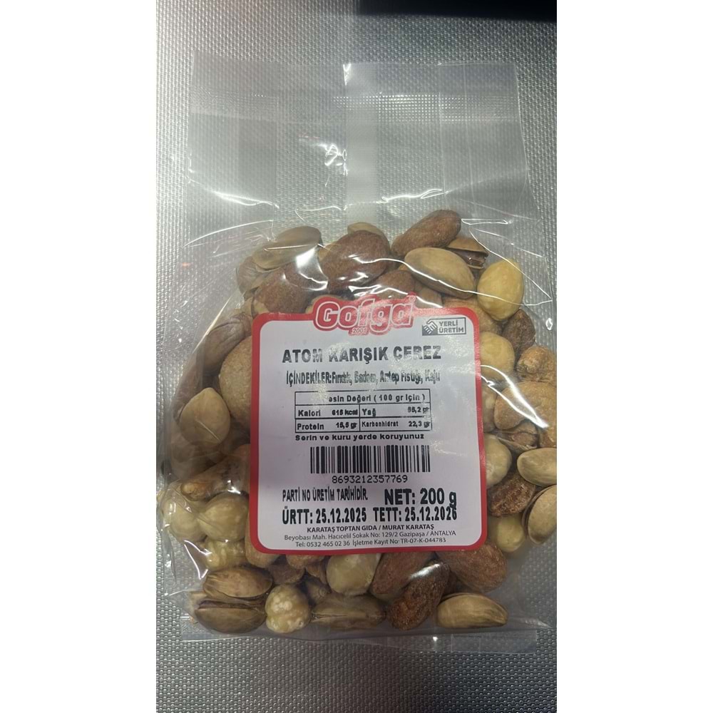 GOFGA ATOM KARIŞIK ÇEREZ 200G