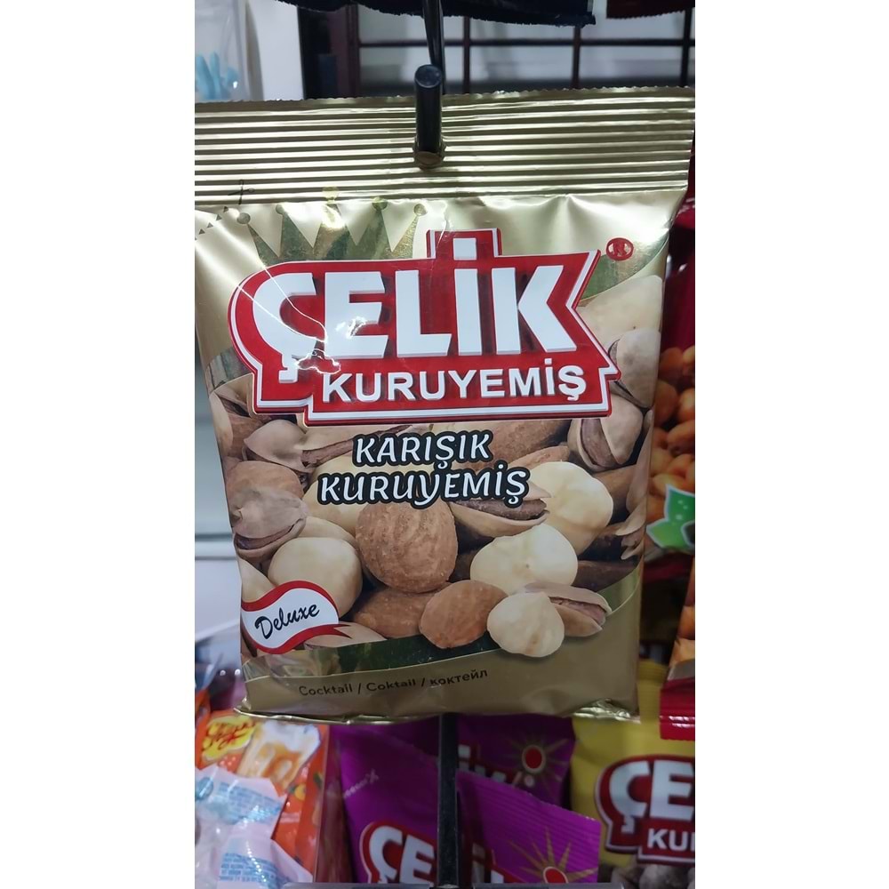 ÇELİK DELUXE KARIŞIK KURUYEMİŞ 80GR
