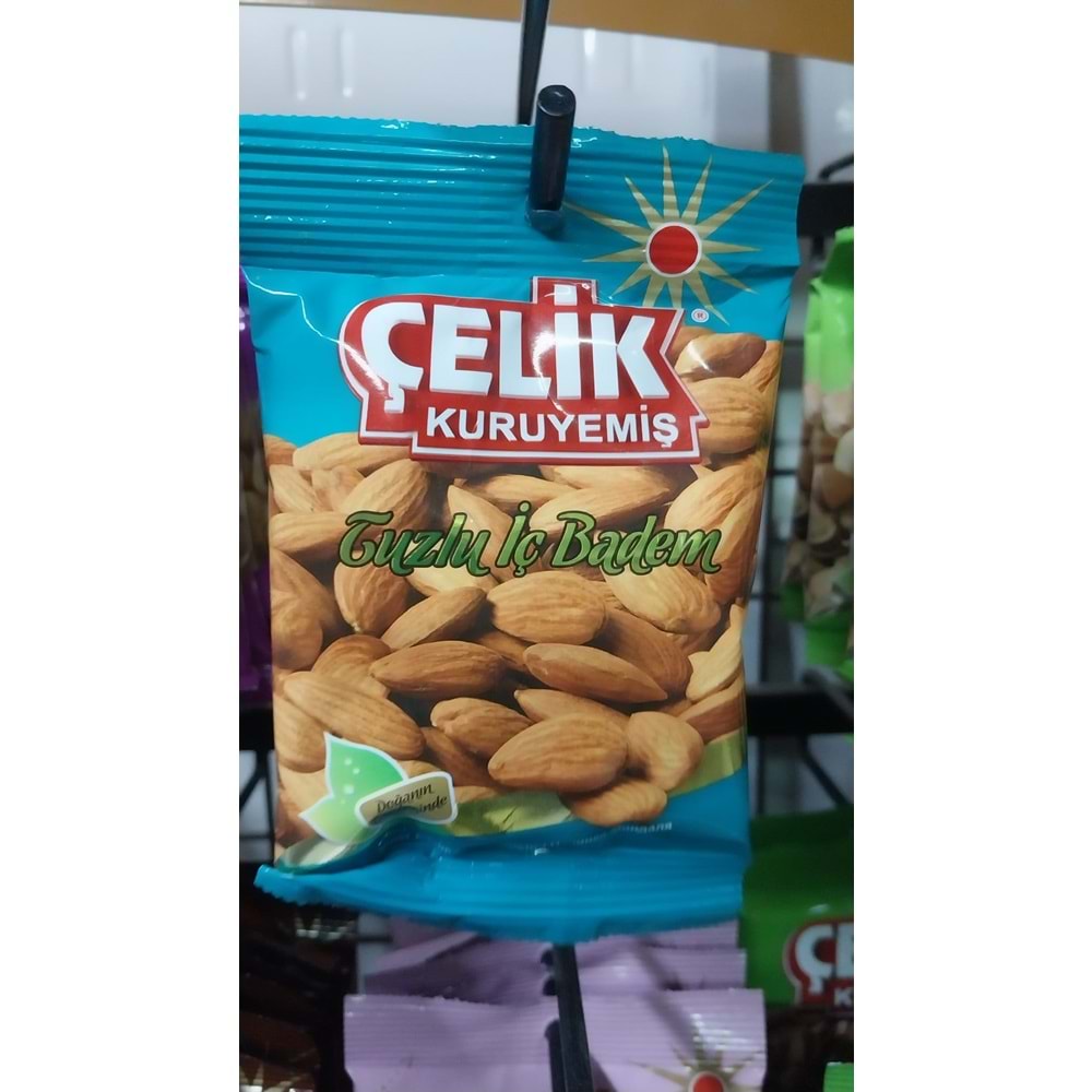 ÇELİK TUZLU İÇ BADEM 40GR
