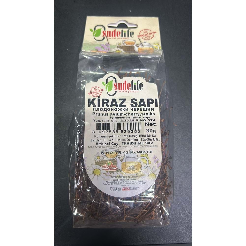 SUDELİFE KİRAZ SAPI 30G