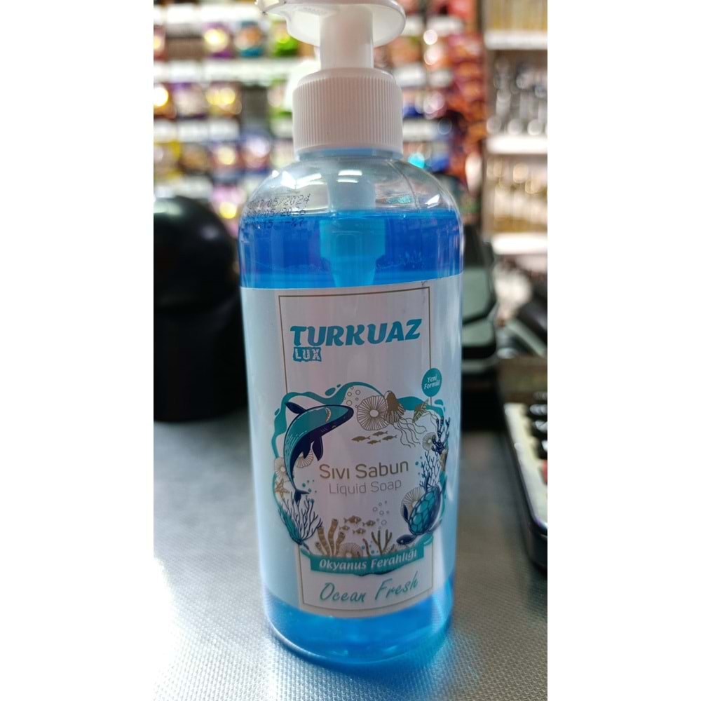 TURKUAZ SIVI SABUN 400ML OCEAN FRESH