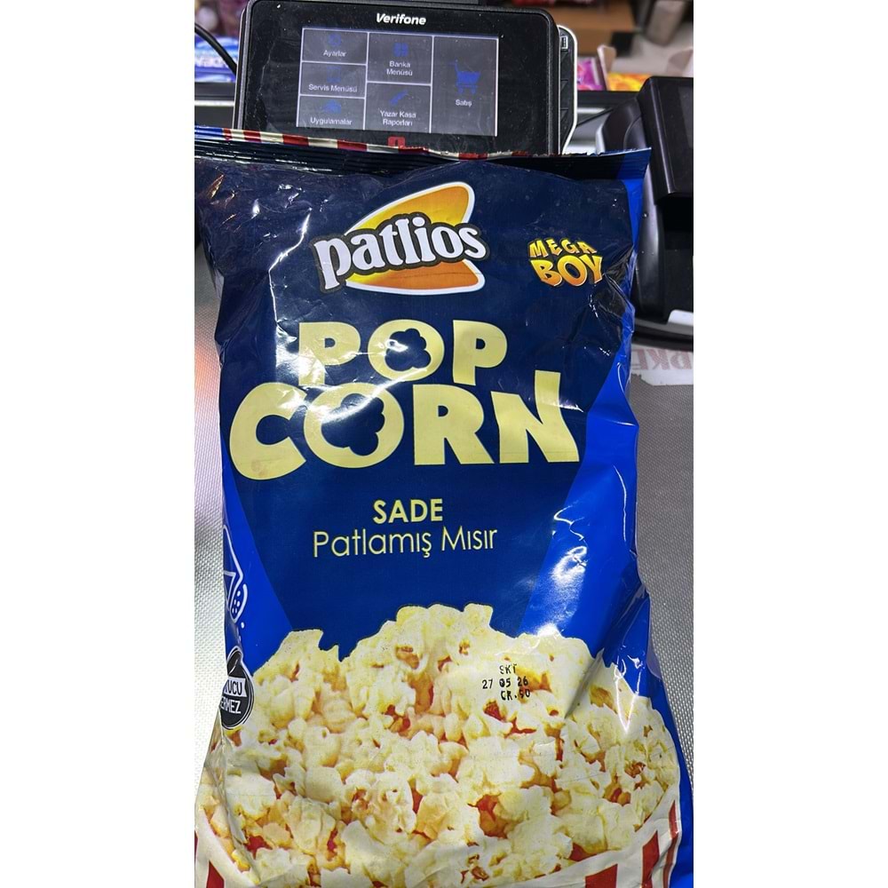 PATLİOS POPCORN SADE PATLAMIŞ MISIR 110G