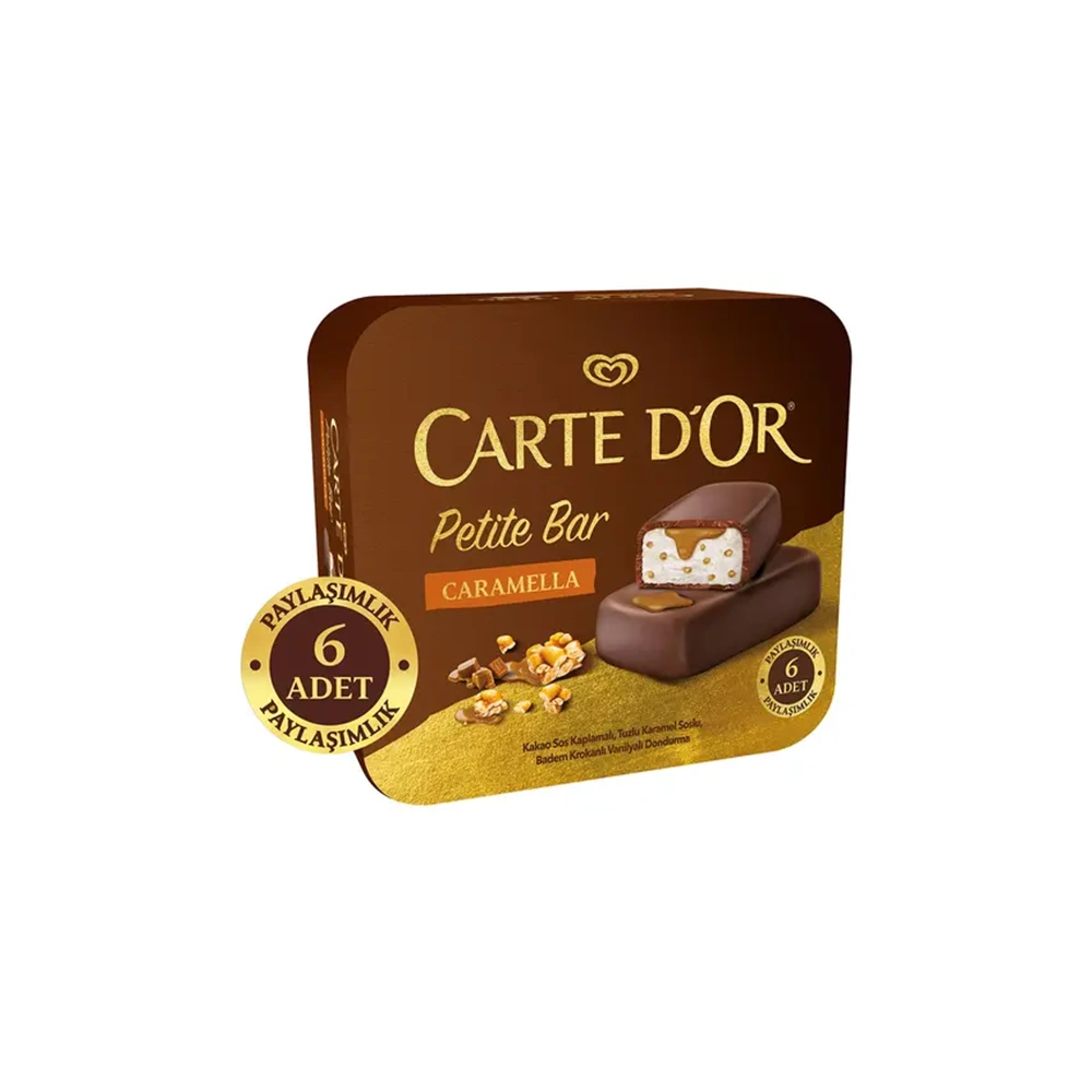 ALGİDA CARTE DOR PETİTE BAR CARAMELLA 6LI 276ML