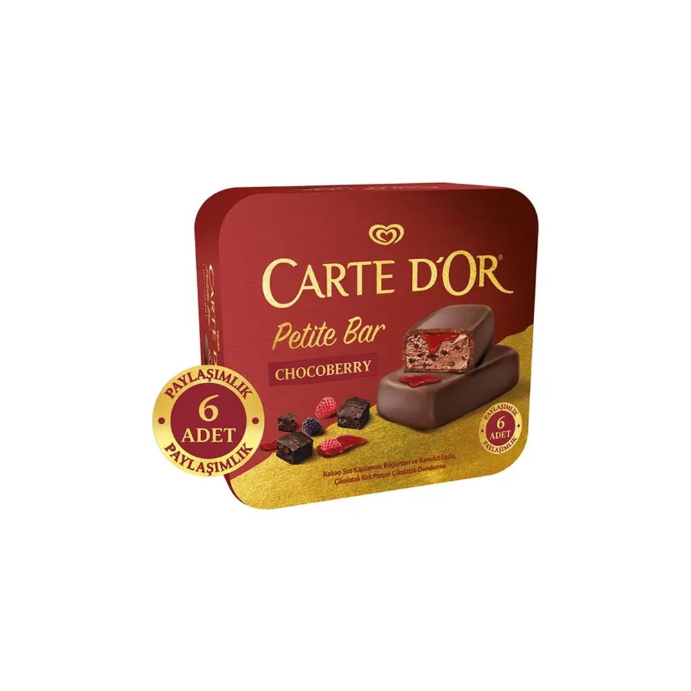 ALGİDA CARTE DOR PETİTE BAR CHOCOBERRY 6LI