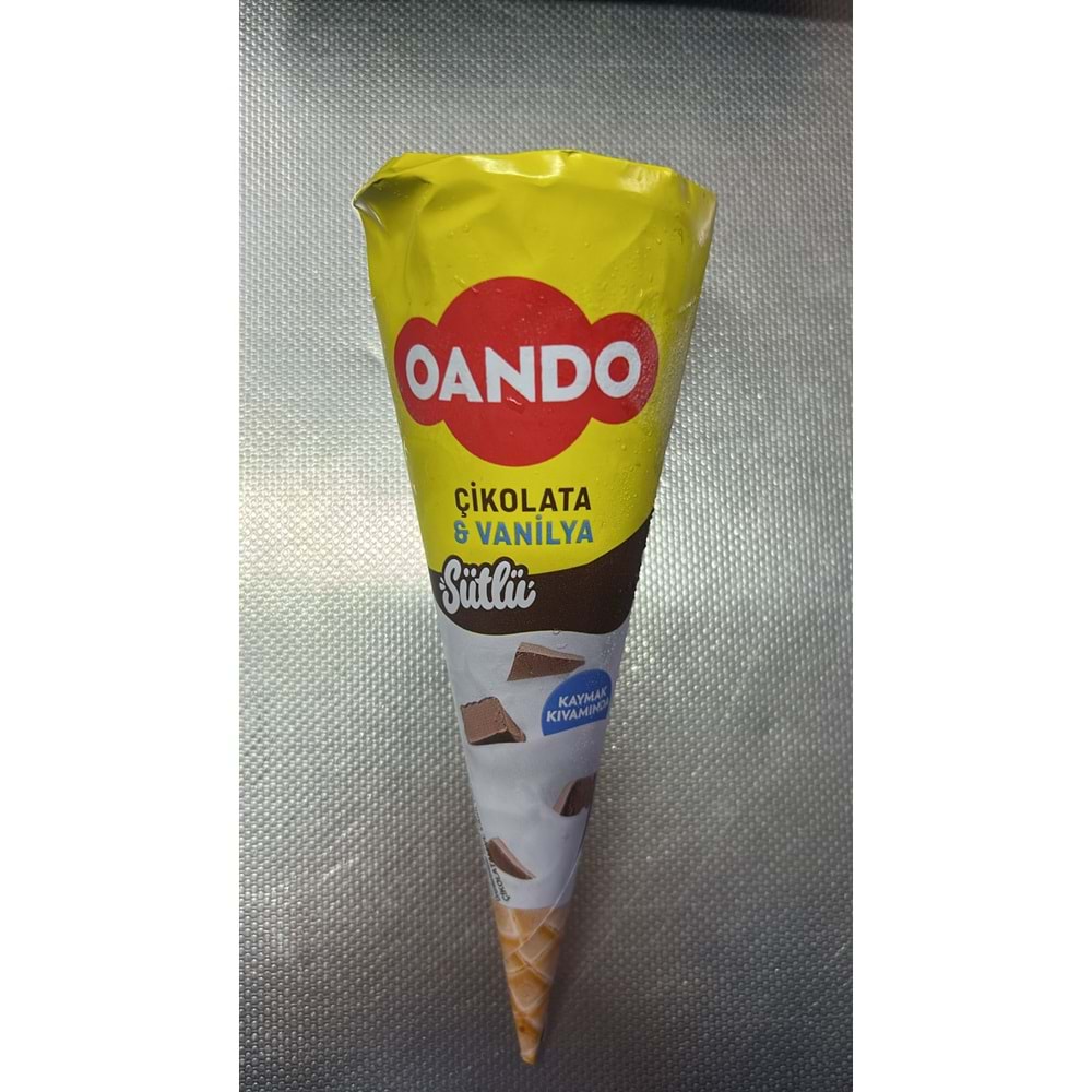 OANDO ÇİKOLATA&VANİLYA DONDURMA 110ML