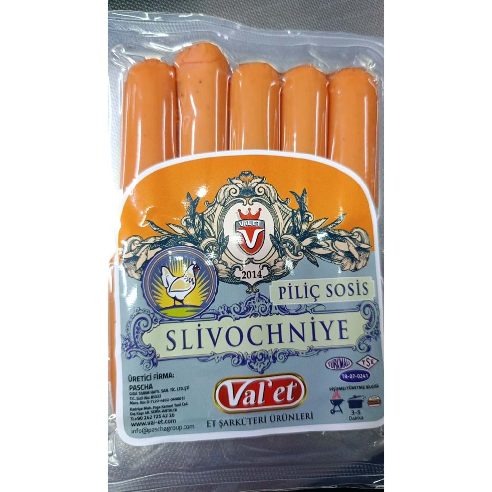 VAL-ET PİLİÇ SOSİS SLİVOCHNOE 0.255 - 0.275 GR