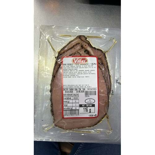 VALET DANA ROSBEEF KARABİBERLİ DİLİMLİ (0,105-0,138)g