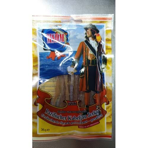 MSDM TÜTSÜLENMİŞ PASİFİK MORİNA JERKY 36GR