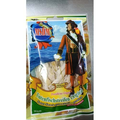 MSDM KURUTULMUŞ KALAMAR DİLİMLERİ 36GR