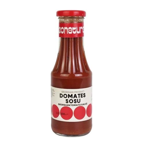 GEONATURA KIRMIZI ERİK SOSU KIRMIZI TKEMALİ 330GR