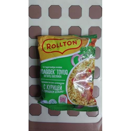 ROLLTON TAVUK ETLİ ERİŞTE 60G