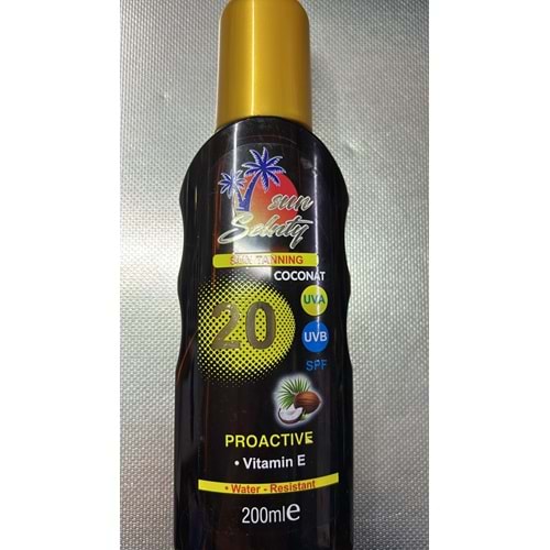 SUN SELNTY SUN TANNING COCONAT 20 PROACTIVE 200ML