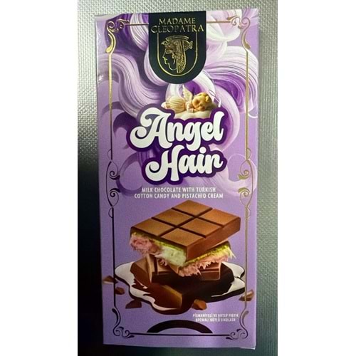 MADAM C.ANGEL HAİR STYLE SÜTLÜ PİŞMANİYE DOLGULU ÇİKOLATA 170g
