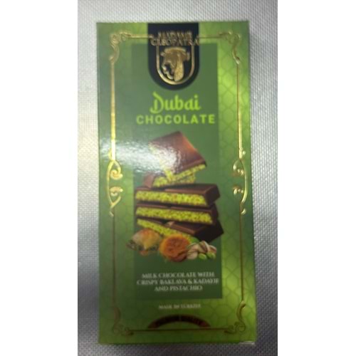 MADAM C.DUBAİ STYLE ÇITIR BAKLAVALI ÇİKOLATA 180GR