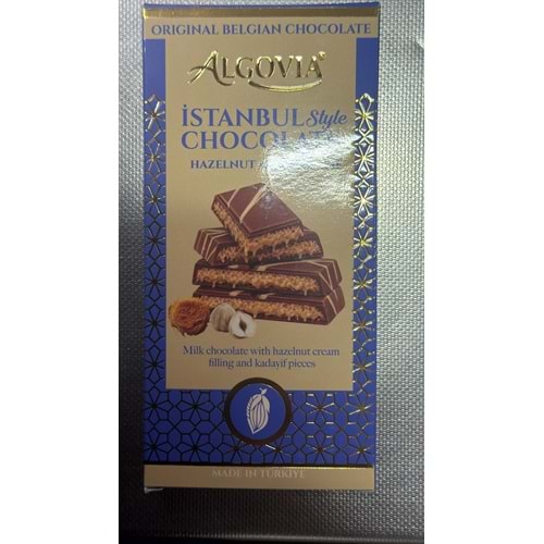 ALGOVIA İSTANBUL STYLE ÇITIR KADAYIF VE FINDIKLI SÜTLÜ Ç.125g