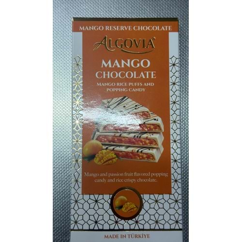 ALGOVIA MANGO ROYALE PİRİNÇ PATL.BEYAZ ÇİKOLATA 125GR