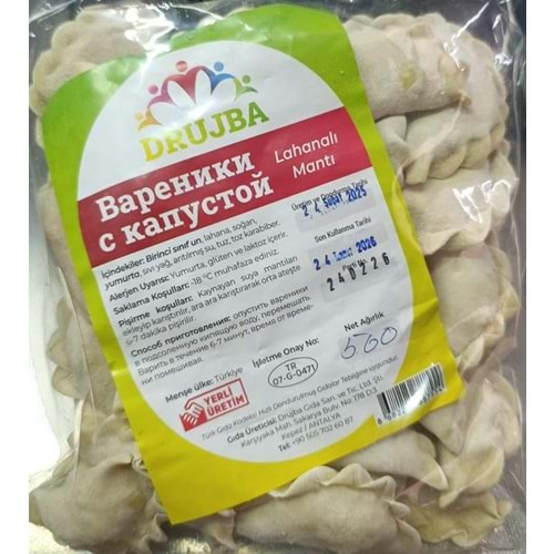 DRUJBA LAHANALI MANTI 500GR