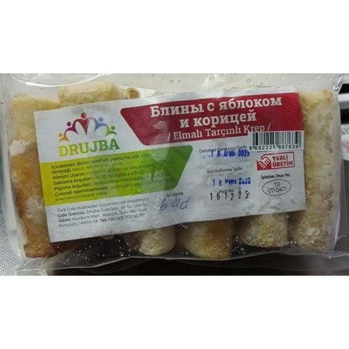 DRUJBA ELMALI TARÇINLI KREP 6 ADET