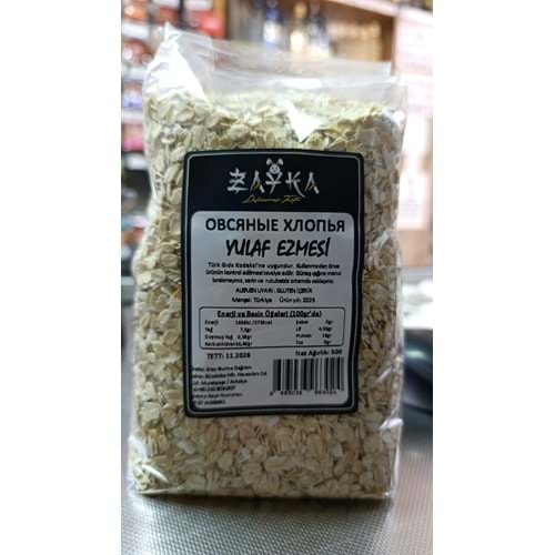 ZAYKA YULAF EZMESİ 500GR