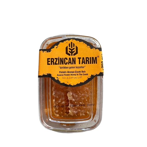 ERZİNCAN TARIM PETEKLİ AKASYA ÇİÇEK BALI 250GR