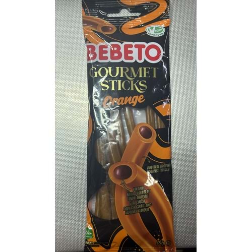 BEBETO GOURMETR STICKS ORANGE 65G
