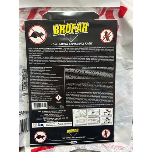 BROFAR FARE KAPANI YAPIŞKANLI KAĞIT