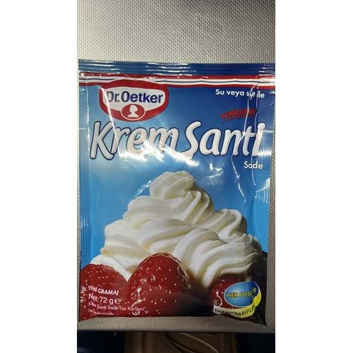 DR.OETKER KREM ŞANTİ SADE 72G