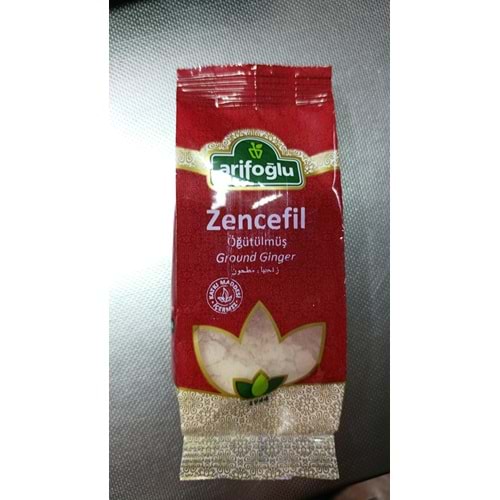ARİFOĞLU ÖĞÜTÜLMÜŞ ZENCEFİL 40GR