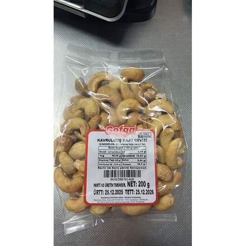 GOFGA KAVRULMUŞ KAJU CEVİZİ 200G