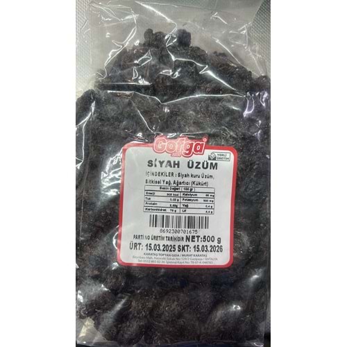 GOFGA SİYAH ÜZÜM 500G