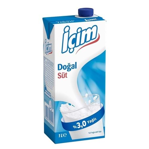 İÇİM SÜT %3 TAM YAĞLI 1L