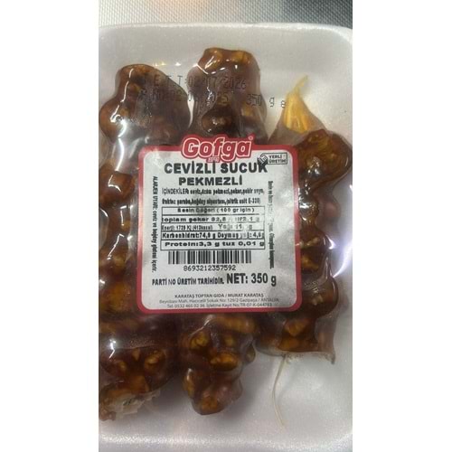 GOFGA CEVİZLİ SUCUK PEKMEZLİ 350G