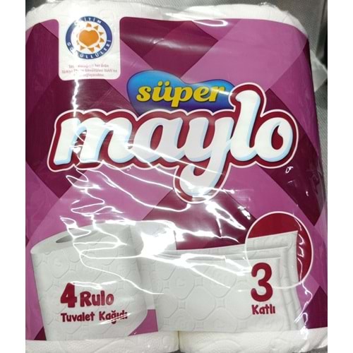 MAYLO 3KATLI TUVALET KAĞIDI 4LÜ