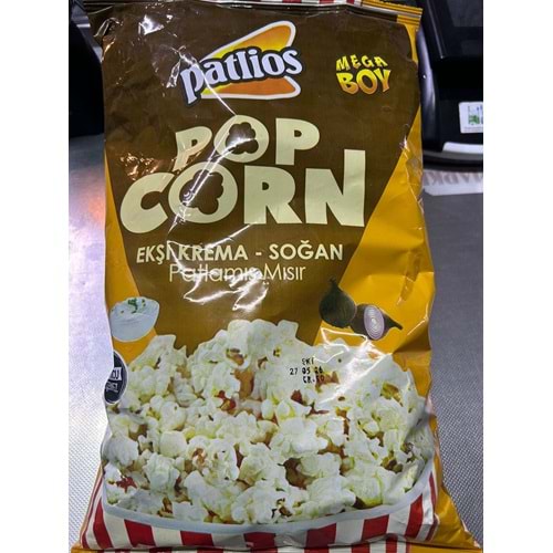 PATLİOS POPCORN EKŞİ KREMA -SOĞAN PATLAMIŞ MISIR 110G