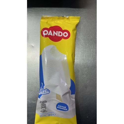 OANDO VANİLYALI TAM YAĞLI DONDURMA 65ML
