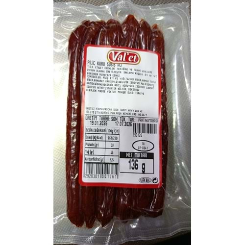 VAL-ET PİLİÇ SOSİS ACI KURU 0.130 - 0.150 GR